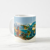Deux Âmes Un Monde Mug Longue Distance (Devant gauche)