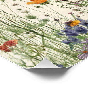 Deux Anniversaire Sauvage - Affiche de Fleurs Sauv