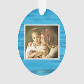 Deux Arrière - plan d'eau photo Oval Noël (dos)