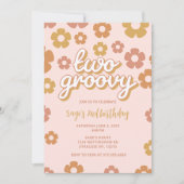Deux Boho Daisy Super 2e Invitation d'anniversaire (Devant)