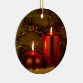 Deux bougies de décoration de Noël (Droite)