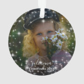 Deux cadres photo Sparkle avec des noms Noël (dos)