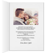 Deux calligraphie de photo Enregistrer la carte de (Intérieur (Droit))