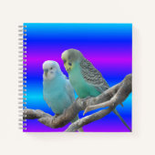 Deux Carnet Bute Budgerigar (Devant)