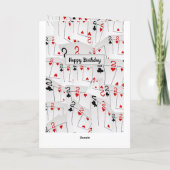 Deux cartes de poker en couche carte d'anniversair (Dos)