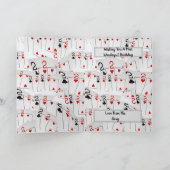 Deux cartes de poker en couche carte d'anniversair (Intérieur)