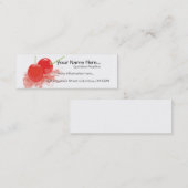 Deux cartes de profil de cerises (Devant / Derrière)