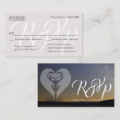 Deux cartes de réponse à la flamme (Devant / Derrière)