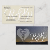 Deux cartes de réponse à la flamme (Devant / Derrière)