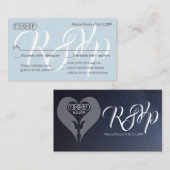 Deux cartes de réponse à la flamme (Devant / Derrière)