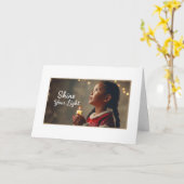 Deux cartes de voeux Noël (Fleur jaune)