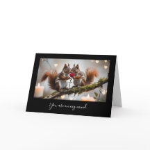 Deux cartes de voeux pour les animaux de la Saint