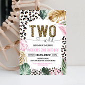 Deux Cartes d'Invitation d'Anniversaire de Jungle