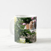 Deux cavaliers dans la tasse de jardin (Devant gauche)