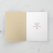 Deux cerises sur la carte Red Valentine (Intérieur)