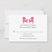 Deux chaises Adirondack aquarelle RSVP (Devant)