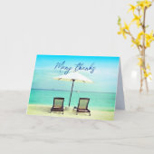 Deux Chaises De Plage Cartes De Notes Platinées Pa (Fleur jaune)