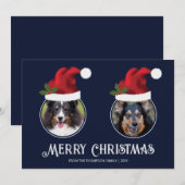 Deux chapeaux de Père Rouge Modèle photo personnal (Devant / Derrière)