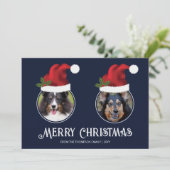 Deux chapeaux de Père Rouge Modèle photo personnal (Debout devant)