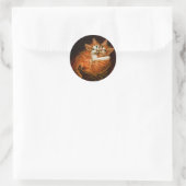 Deux chatons dans les autocollants de panier (Sac)