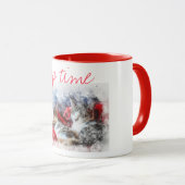 Deux chatons temps de sieste Mug (Devant droit)