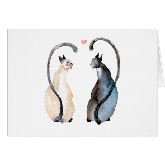 Deux chats amoureux (Devant horizontal)