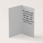 Deux chats joyeux orange et blanc Carte Cheistmas (Inside)