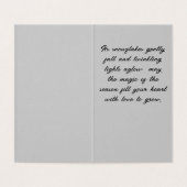 Deux chats joyeux orange et blanc Carte Cheistmas (Inside Unfolded)