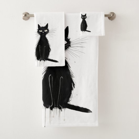 Deux chats noirs (En situation)