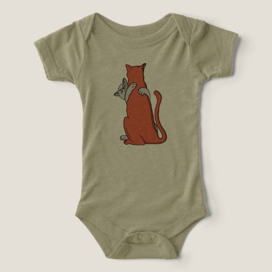 Deux chats s'unissent en amitié (Design Recto)