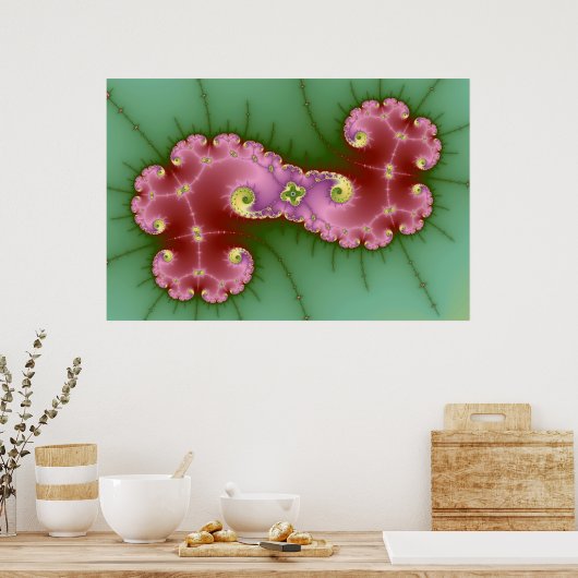 Deux Chaussures - Poster Fractal (Cuisine)