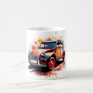 Deux chevaux auto koffiemok