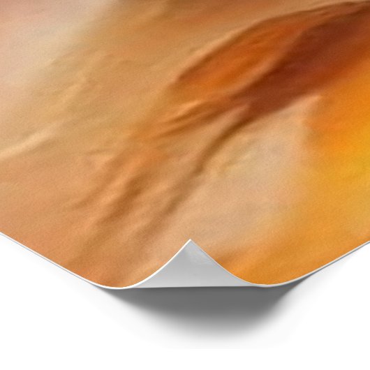 Deux chevaux galopant affiche d'art abstrait moder (Coin)