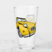 Deux Chevaux Glas (Achterkant)