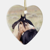 Deux chevaux sauvages Ornement de Noël (Droite)