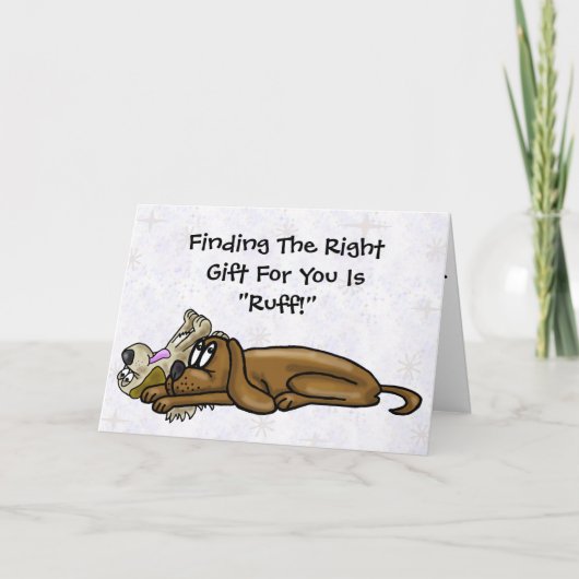 Deux Chiens épuisés Drôle carte d'anniversaire (Devant)