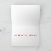 DEUX CHIMPANZÉS EN BONNETS DE PÈRE NOËL CARTE DE N (Intérieur)