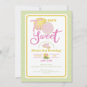 Deux citron doux 2e invitation anniversaire (Devant)