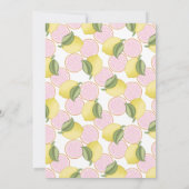 Deux citron doux 2e invitation anniversaire (Dos)