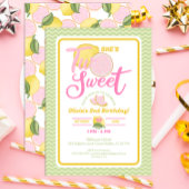 Deux citron doux 2e invitation anniversaire