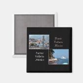 deux clichés de puerto vallarta magnet (Recto/Verso)