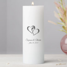 Deux Coeurs Argent Mariage Unité