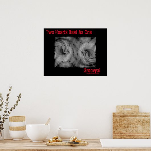 Deux Coeurs Battre Comme Un Poster (Cuisine)