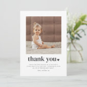 Deux Coeurs Carré Photo 2e Anniversaire Merci (Debout devant)