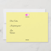 Deux Coeurs comme une carte de Saint Valentin (Dos)