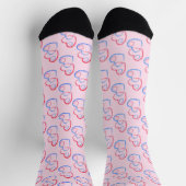 Deux coeurs comme une chaussette d'équipage de la (Haut)
