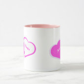 Deux Coeurs Comme Une Mug Combo (Centre)