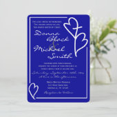 Deux coeurs croisent les invitations religieuses (Debout devant)