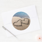 Deux Coeurs Dans Les Stickers (Enveloppe)