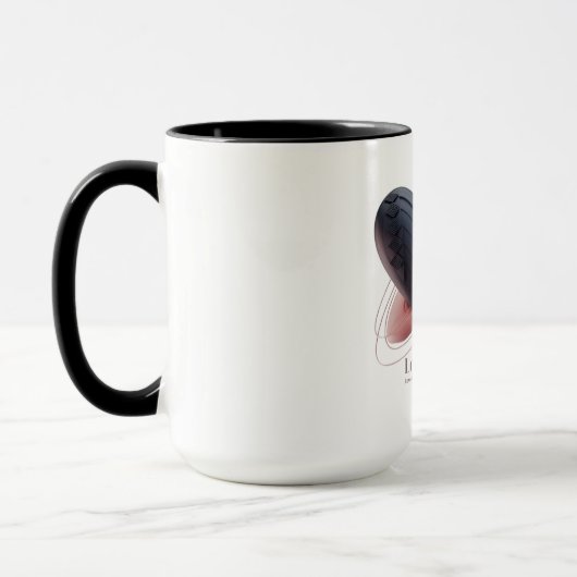 Deux Coeurs ensemble Mug (Gauche)
